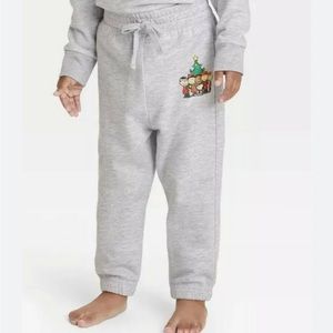 Toddler's Peanuts Family Holiday Graphic Jogger Pants NWT